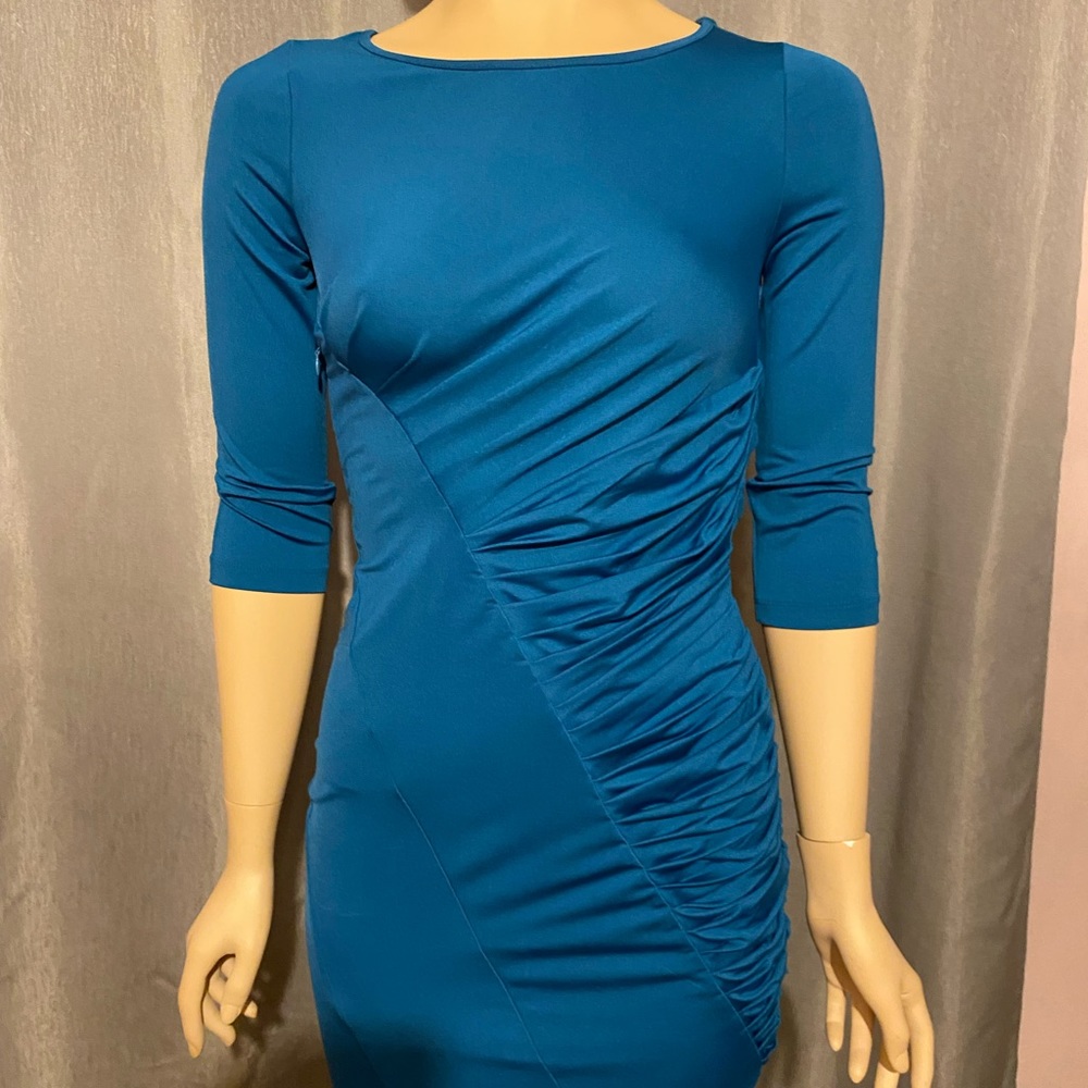 Teal Dress Catherine Malandrino